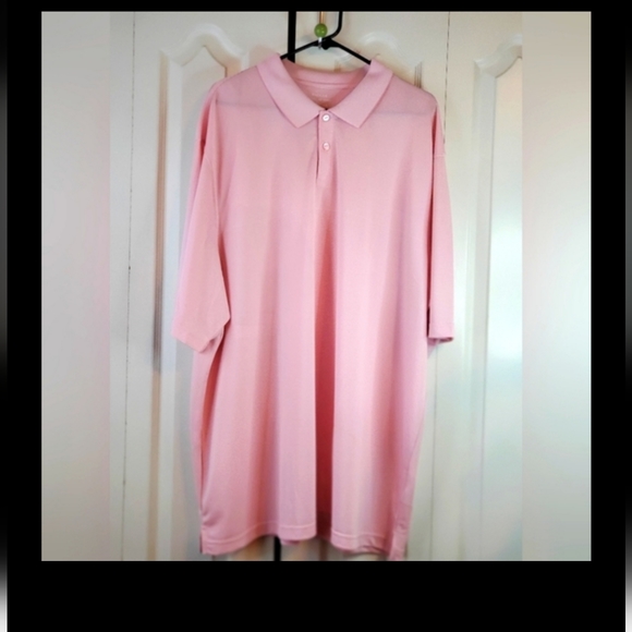 Haggard Big & Tall 3XLT Pink Polo - Picture 4 of 4